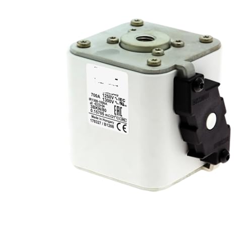 Fusible 170M6546 type européen à extrémité plate pour protection industrielle de taille cube