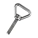 Stainless Steel 304 Triangular Lifting for Ring Screw, M8 M10 for M12 Load-Bearing Bolt for Heavy Duty Hoisting and Industrial Use, Resistant Lifting Hardware（M10*40）