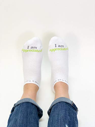 Image of notes to self Socks - Daily Affirmations, Inspirational Socks for girls & boys