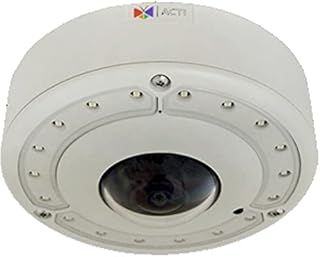 ACTi B76A 12MP Video Analytics Outdoor Hemispheric Dome Camera with SLLS, H.264, Dewarping, 2D+3D DNR, Built-in Microphone, MicroSDHC/MicroSDXC, PoE/DC12V, IP68, IK10, DI/DO, Built-in Analytics