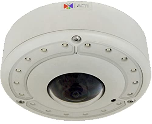 Diagram showing the internal and external components of the ACTi B76A camera with numbered labels.