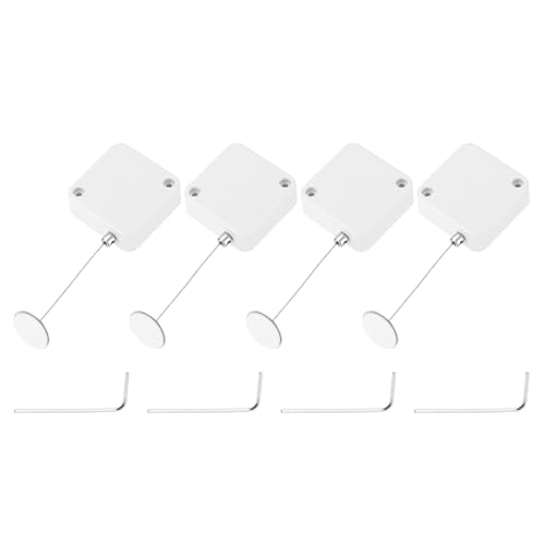Cable ajustable antirrobo con parche adhesivo de 600g para asegurar pantallas y portátiles