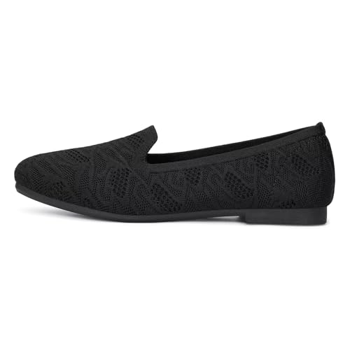 Image of Frank Mully Women's Loafer Flats Square Toe Comfortable Office Work Shoes, Cute Penny Loafer Slip On Walking Driving Shoes