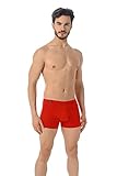 Teyli Boxershorts Herren aus Baumwolle Rot 2XL