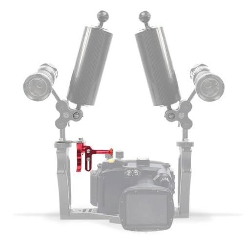 Varilla obturador ajustable subacuático y accesorio para buceo rojo 3