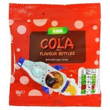 Asda Cola Flavour Bottles 50g
