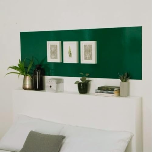Image of ONETON Glossy Green Contact Paper Decorative Self Adhesive Counter Top Peel and Stick Wallpaper for Kitchen Cabinets Shelf Drawer Liner Desk Dresser (DRK Green Glossy WP, 12x80 inch)