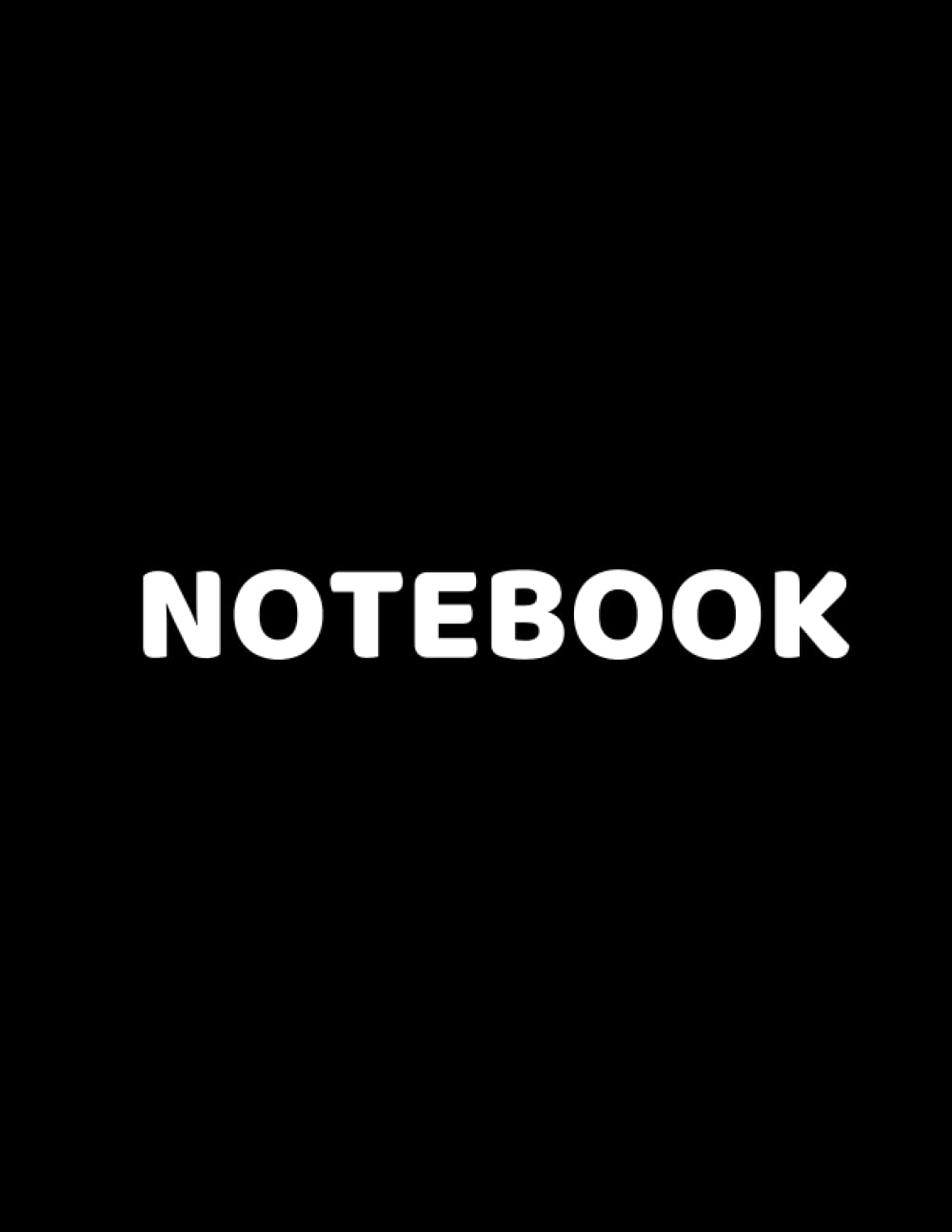 Notebook:Simple Composition Notebook - College Ruled 100 Pages - 8.5 x 11-black: Notebook:Simple Composition Notebook