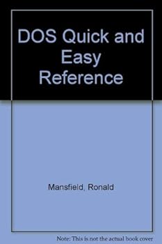Paperback DOS Quick & Easy Reference Book