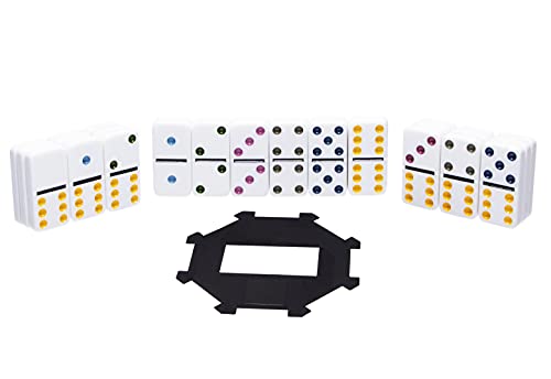Pressman Double 6 Colored Dominoes #TOP3