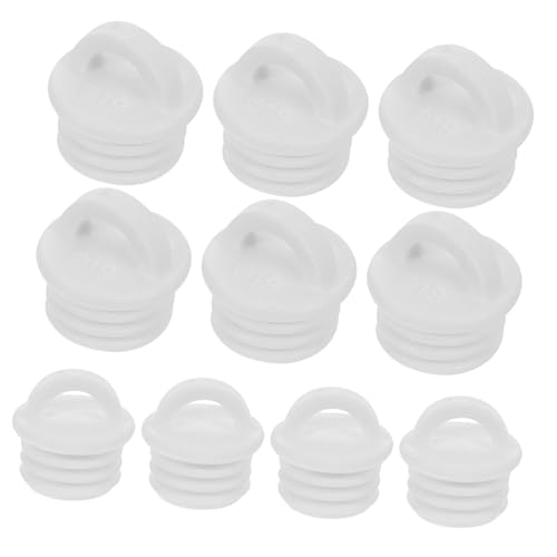 Hemobllo 10 Piezas Tapones de Silicona para Drenaje de Cubo de Fregona Resistentes y Fáciles de Instalar Compatibles con Orificios de Repuesto Práctico para Limpieza de Suelos