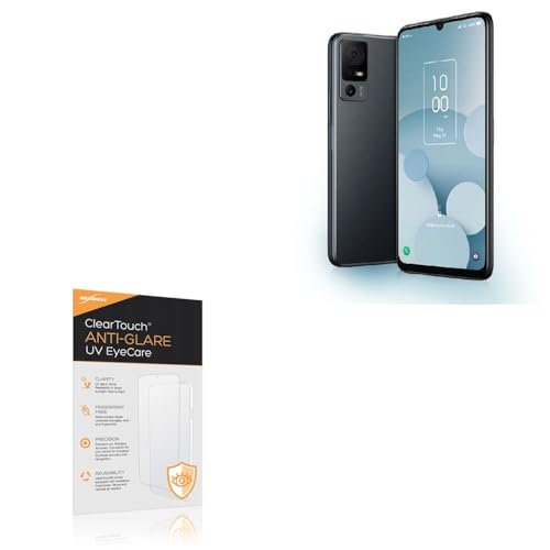 BoxWave Screen Protector Compatible With TCL 40 XL - ClearTouch Anti-Glare Anti-UV EyeCare (2-Pack), Filters out Harmful Blue Light Reduce Fatigue