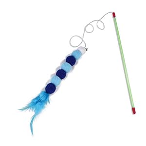 NewIncorrupt Kat Speelgoed Wand Grappige Haarbal Kat Stick Teaser Speelgoed Kat Catcher Speelgoed Interactief Speelgoed…