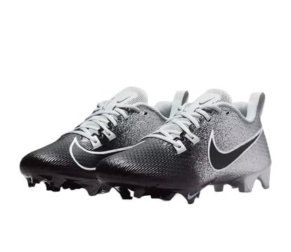 Nike Vapor Edge Speed 360 2 Football Cleats (Metallic Silver/Black-White, US Footwear Size System, Adult, Men, Numeric, Medium, 10.5)