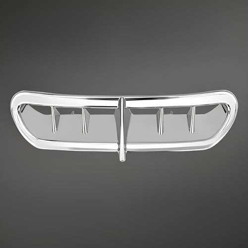 Image of Chrome Outer Fairing Vent Accent Compatible with Harley Touring Electra Glide Street Glide Ultra Classic Limited Trike 2014-2024 - Aftermarket Replacement Trim Accent Cover (Crhome#2)