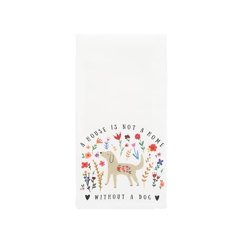 Pavilion Gift Company- A Dog - 23.5" x 18" Cotton Tea Towel Pet Parent Dog Mom Dad Lover Kitchen Decor