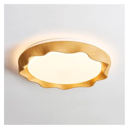 Plafonnier chambre noyer pour créer une ambiance cocooning et chaleureuse