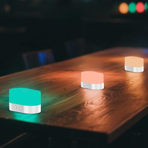 Luocute Lámpara de Mesa Recargable con 3 Temperaturas y 8 Modos de Luz miniatura 5
