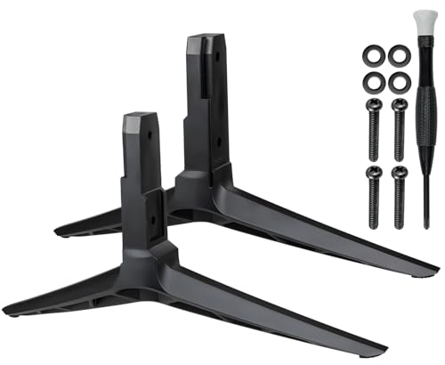 Wcone TV Stand Legs for Vizio D50X-G9/V505-G9/V505-H9/M506X-H9 (Black)