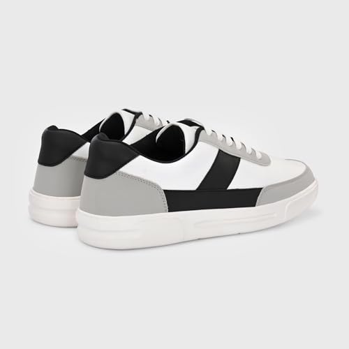 Image of Centrino Canvas Shoes for Men Sneakers | Casual Shoes for Man Stylish | Lightweight Lace-Up Design with Cushioned Insole | Breathable Comfortable Walking Shoes | Anti-Skid Sole | Mens Sneaker Shoes (3211)
