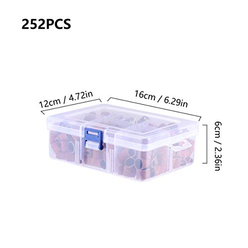 YARNOW 252-Delige Schuurtrommelset Trommelschuurmachine Schuurhulzen Trommeldoorns Voor Rotatiegereedschap - Image 3