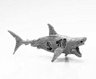 Pechetruite 1 x Zombie Shark - Reaper Bones Miniatura per Gioco di Ruolo Guerra - 44112