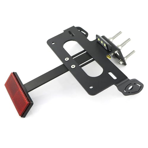 SBBLINWU Portamatrículas Moto Compatible con YZF-R6 2006-2023 Kit De Eliminación De Guardabarros Trasero De Motocicleta con Luz Soporte De Placa De Matrícula