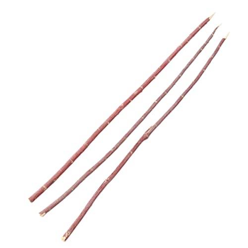 UPKOCH 100Pcs BBQ Forks Natural Wooden Skewers for Grilling Meat Portable BBQ Sticks for Outdoor Cooking and Safe Kitchen Supplies for Barbecue Parties