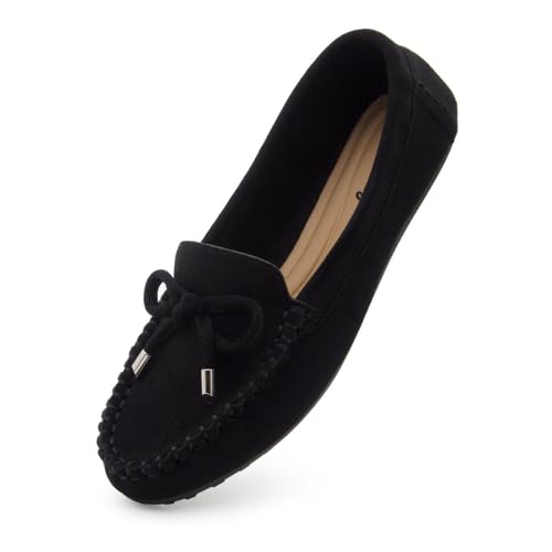 Image of Herstyle Loafers for Women - Slip-On Business Flats Shoes | Dressy Casual Walking Flats with Memory Foam Insole | Lightweight & Comfortable Moccasins for Office & Travel