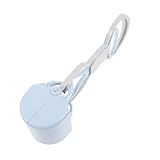 NUOBESTY Recogedor de Heces para Perro con Mango Plástico Resistente para Limpieza Fácil y Rápida Herramienta Higiénica para Mascotas Color Crema Azul