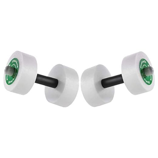 Thera-Band Aquatic Exercise Dumbells/Hand Bars - One Pair - Medium - Disc Size 12" x 2.5"