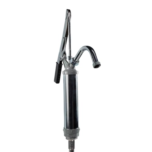 Fill-Rite SD11 Lever Hand Pump – 11 oz per Stroke Manual Fuel &amp; Fluid Transfer Pump with Pail Spout and Telescoping Suction Pipe