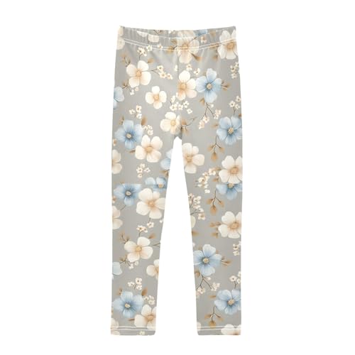 Girls' Leggings Flowers Floral Kids Yoga Tights Pants 1 Pack 20860475