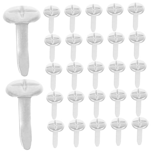 KALLORY 100Pcs Double Legged Paper Fasteners for Crafts Brads for Scrapbooking and DIY Projects Decorative Fasteners for Activities and School Use