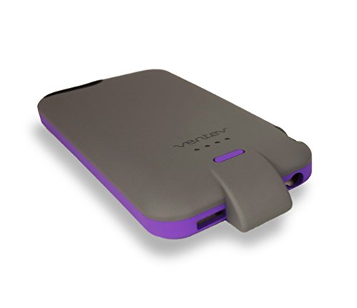 Ventev Powercase 1500 For Apple Iphone 5/5S Gray/Purple - 525377 #TOP4