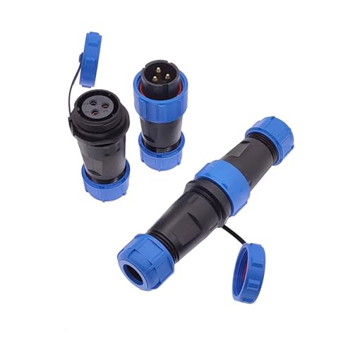 Conector industrial SP21 aéreo de 7 pines con unión de tornillo SL21-7 3