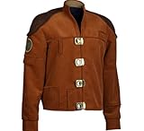 Battlestar Galactica Richard Hatch Warriors Viper Pilot Jacket Real Suede Leather Jacket For Men (Large)
