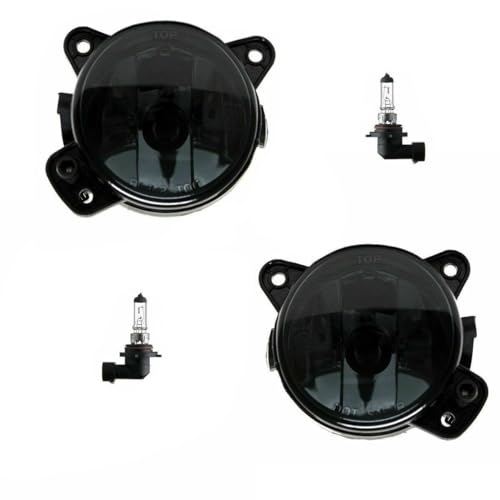 DM Autoteile 3816 SET Klarglas HB4 Nebelscheinwerfer Schwarz Smoke kompatibel für VW T5 / Crafter/Polo 9N3