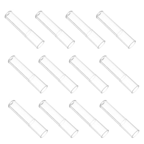 Tapas para lápices y lápices de cejas transparentes de plástico ligero marca Artibetter 100 uds