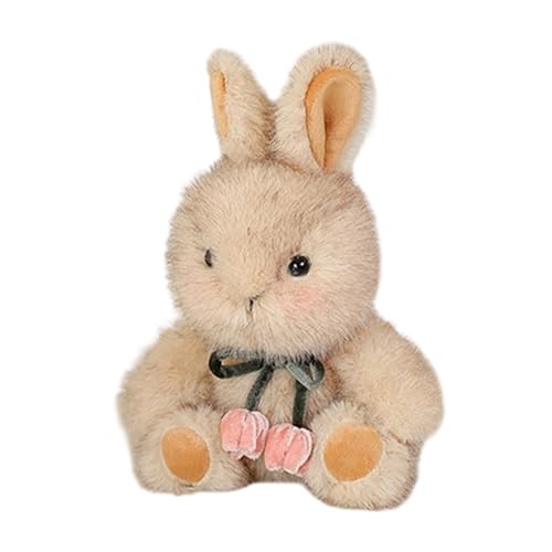 Conejo genérico de peluche – campestre y decoración de dormitorio de 20 cm, relleno de peluche animal conejo, para Navidad, cumpleaños, salón, dormitorio, oficina, hogar, coche