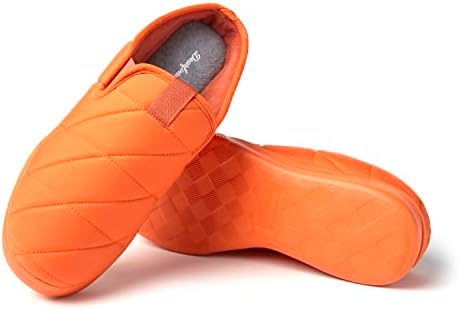 Dearfoams Men's Andy Water Resistant Lightweight Clog Slipper, Mandarin, 13-14 | Image 2