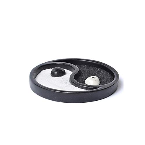 Table de sable Bagua Yin Yang pour un coin méditation zen au bureau