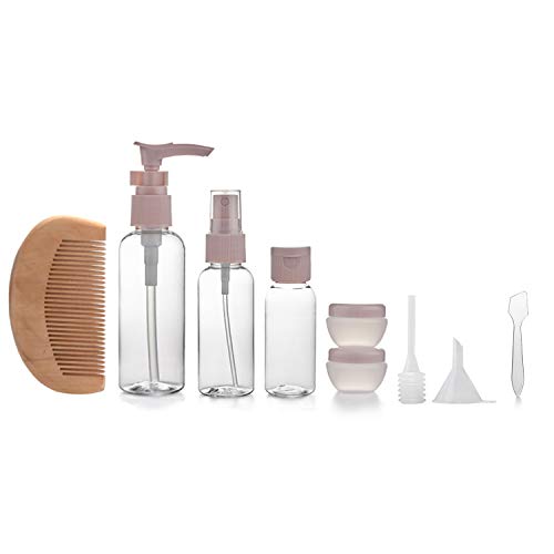 Travel Bottles Set, Potable Travel Accessories, Travel Containers for Lotion, Travel Cosmetic Bottles Perfume Bottles Travel Kits with Combs, Travel Bottles Kits, Travel Tooth Combs
