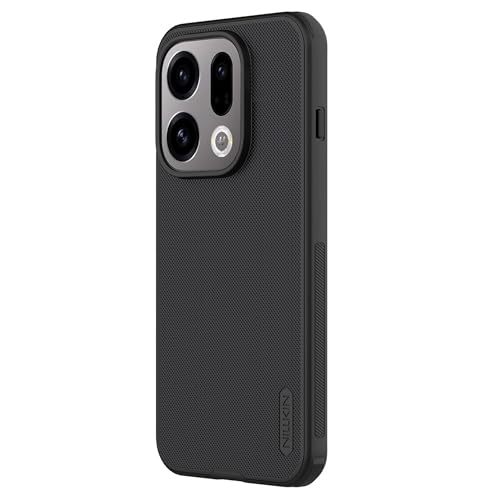 Image of Nillkin Case for Oppo Find X9 (6.59 inch Inch) Super Frosted Shield Pro Magnetic Hard Back Soft Border (PC + TPU) Cover Raised Bezel Camera Protect Black Color