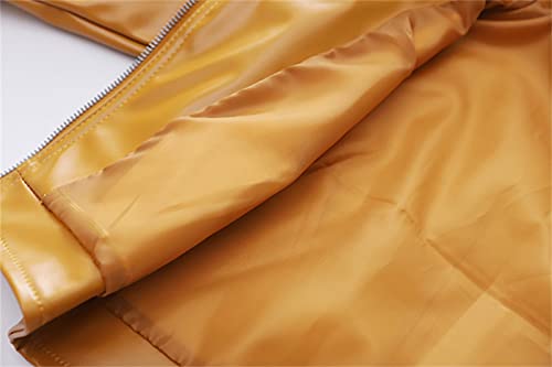 Girls Short Jacket Coat 1-4 Years Old,Fashion Infant Toddler Girls Kids Autumn Winter Leather Zipper Outerwear4