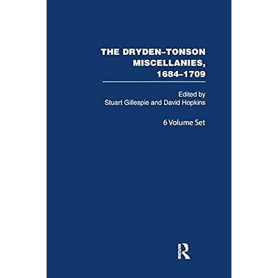 The Dryden-Tonson Miscellanies 6 vols