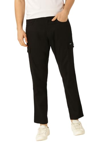 Image of Thomas Scott Men's | Solid | Light Weight | Breathable Fabric | 6 Pocket | Ankle Length | Mid Rise | Regular Fit | Cotton Blend | Button Waist | Chino Trouser | Pants
