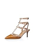 valentino pumps sale  Valentino Damen Rockstud Knöchelriemchen Pumps, (Noisette/Puddre), 40.5 EU