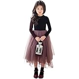 [Ｋａｙｉｙａｓｕ] 女の子 ドレス 長袖 ブラック 無地 子供ドレス ガールズ 葬式法事 入園式 ワンピース 花柄刺繍 発表会 誕生日 結婚式(130 レッド)