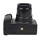 Digitalkamera, Tragbare 24MP 18X Zoom 3in LCD HD Bildschirm SLR Kamera Spiegelreflexkamera Eingebauter Blitz/Mikrofon für Familienfeiern im Freien Reisen (Standard Edition + Weitwinkelobjektiv)